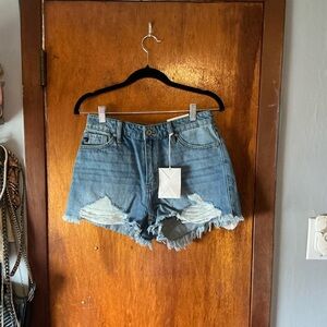 NWT KanCan Distressed Denim Women Shorts